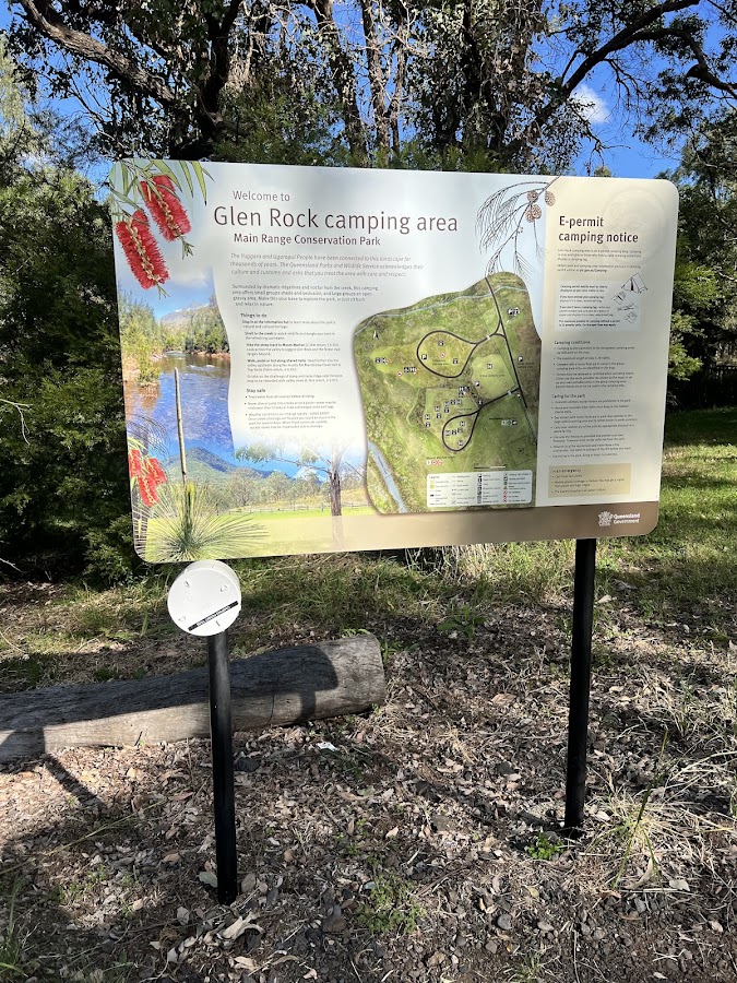 Glen Rock camping area