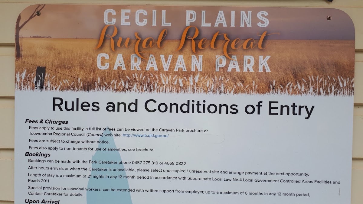 Cecil Plains Rural Retreat Caravan Park