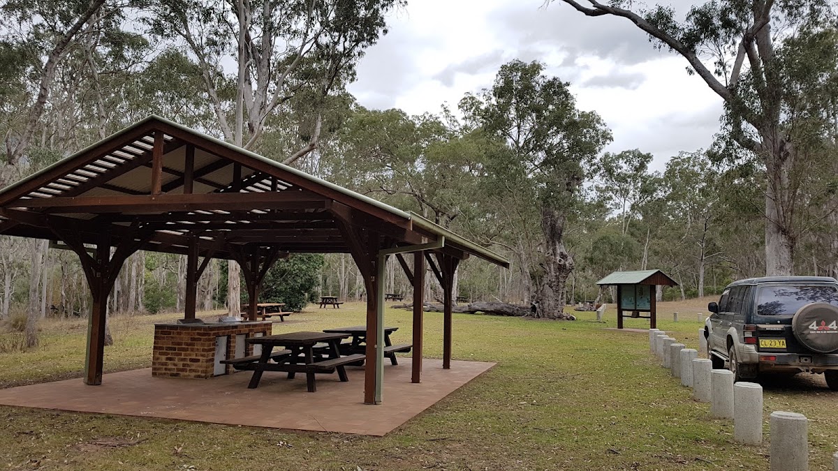 Riverside camping